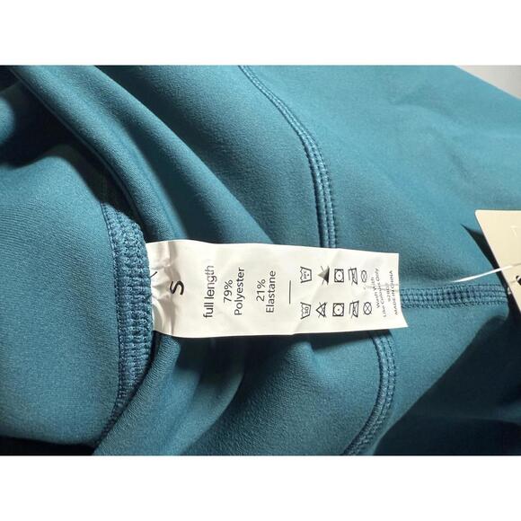 NWT Halara Women's Teal Cargo Pants Size Small - Full Length - Picture 4 of 5